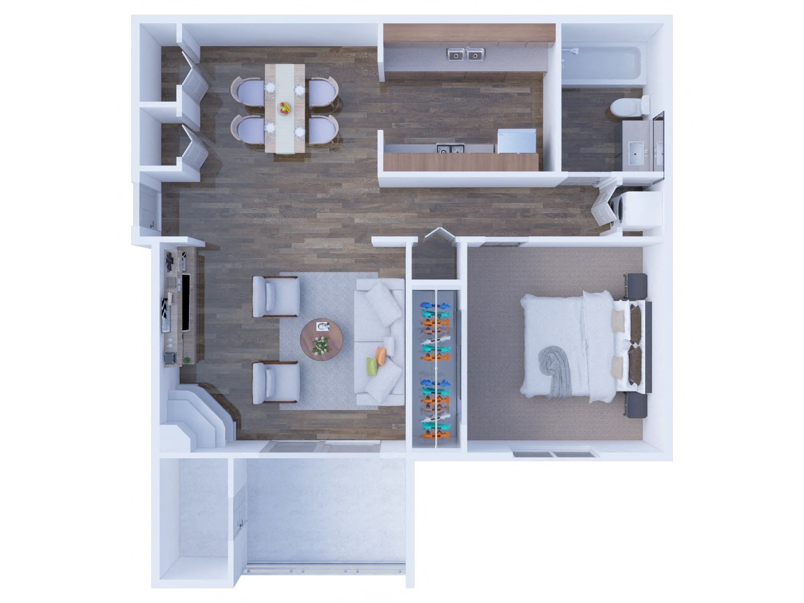 1 Bedroom with Fireplace 1 Bedroom with Fireplace